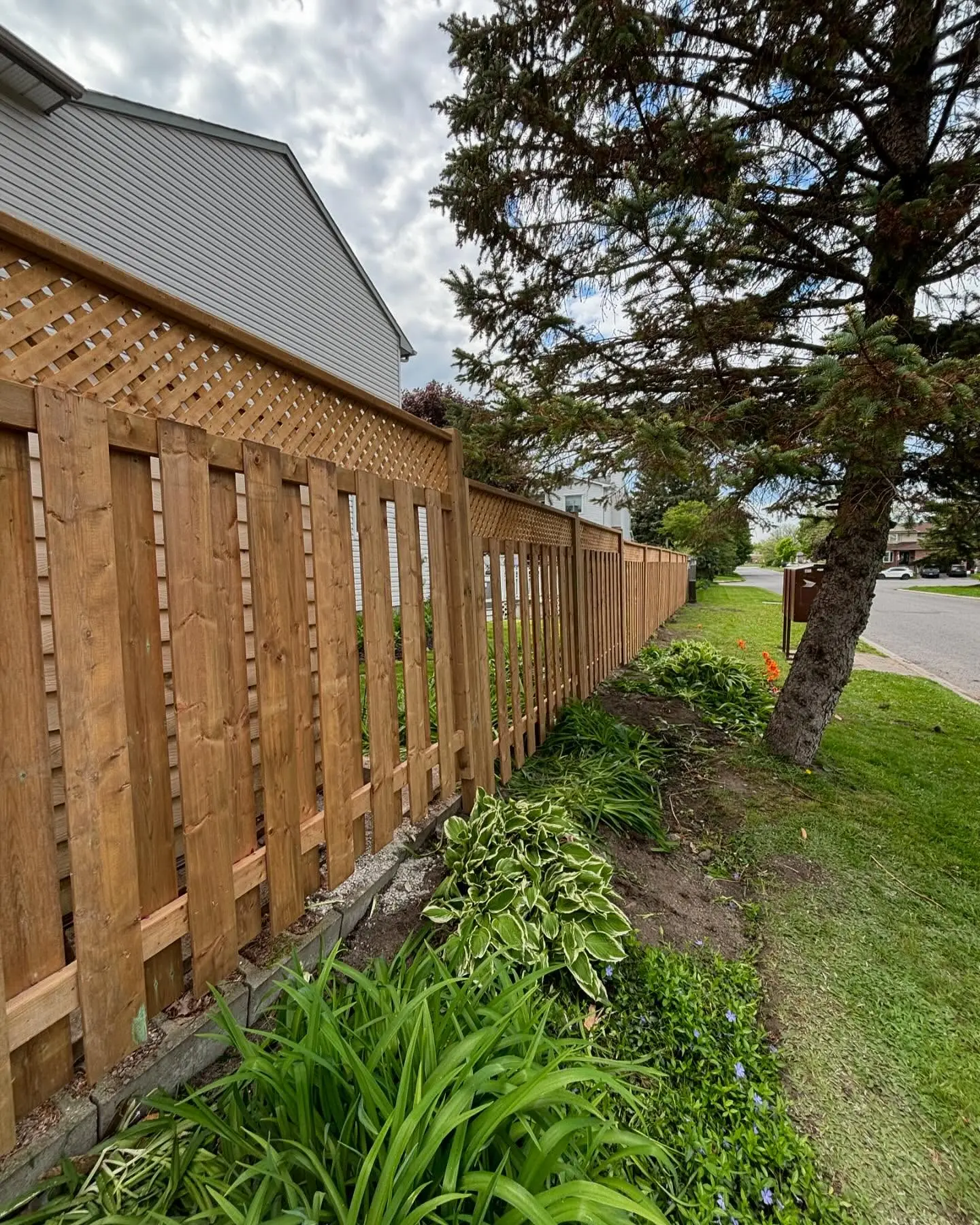 Fence installation